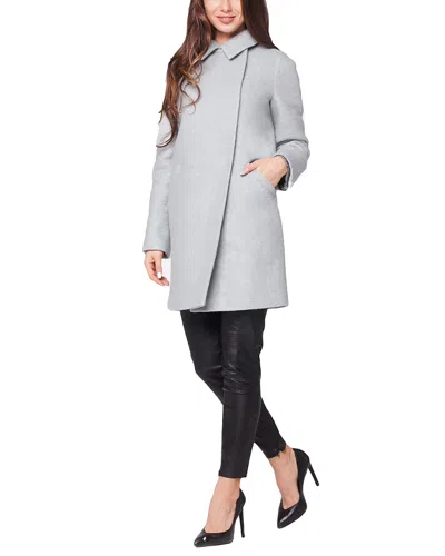 Florens Medium Wool-blend Coat In Gray