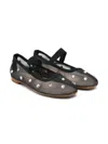 Florens Rhinestone-embellished Ballet Flats In Black