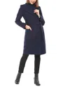 Florens Wool Coat In Purple