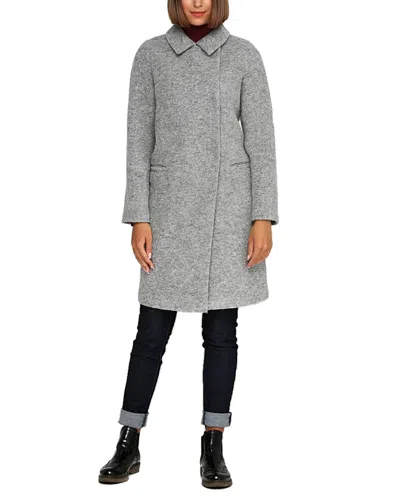 Florens Wool-blend Coat In Gray