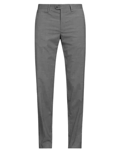 Florentino Man Pants Lead Size 32 Polyester, Wool, Elastane In Grey