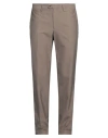 Florentino Man Pants Light Brown Size 40 Polyester, Wool In Beige