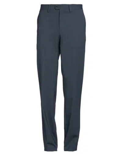 Florentino Man Pants Navy Size 34 Polyester, Wool, Elastane