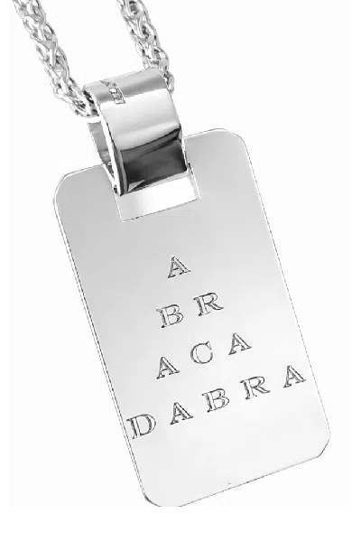 Florentis Jewellery Women's Abracadabra Pendant - Silver