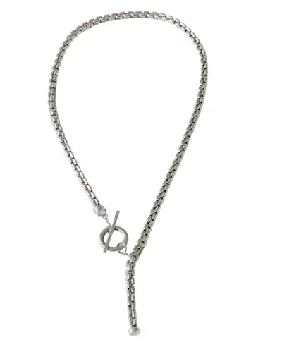 Florentis Jewellery Women's Lariat Necklace - Silver