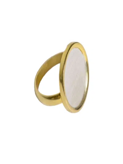 Florentis Jewellery Women's Silver La Ligne Signet Ring