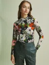 Florere Mesh Top In Multi