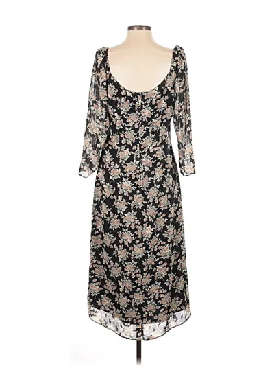 Pre-owned Floret Studios Casual Dress In Black