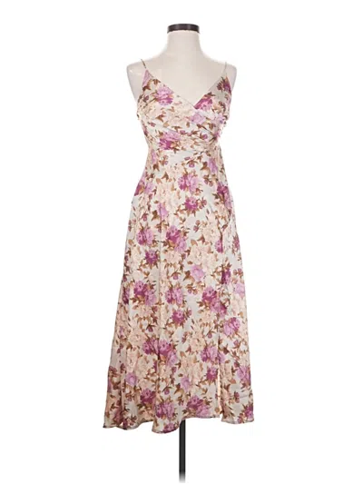 Pre-owned Floret Studios Casual Dress In Pink