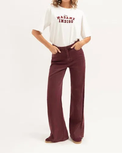 Florez Madame Indigo Tee In White