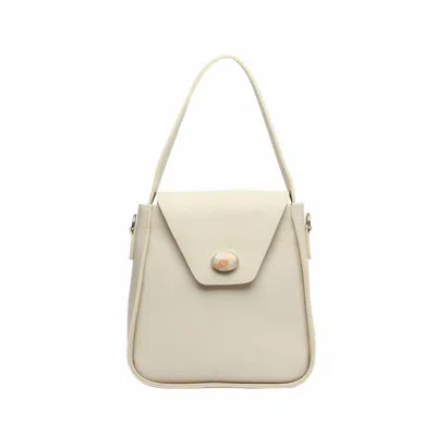 Florez Women's Alexander Shoulder Bag In Ivory In Multi