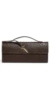 Florian London Anya Clutch Brown In Brown