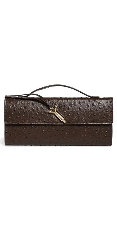 Florian London Anya Clutch Brown