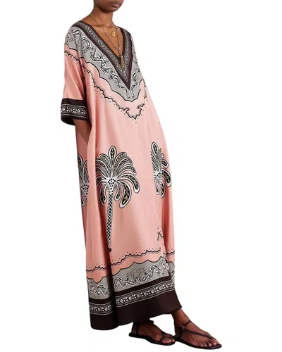 Florida Charlotte Green Maxi Dress In Pink