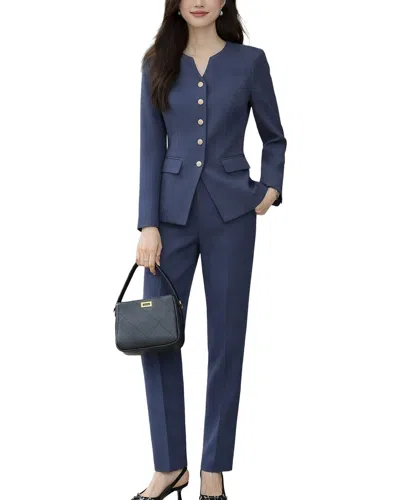 Florida Clothing 2pc Jacket & Pant Set In Blue