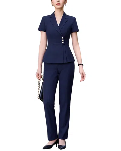 Florida Clothing 2pc Jacket & Pant Set In Blue