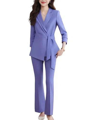 Florida Clothing 2pc Jacket & Pant Set In Purple