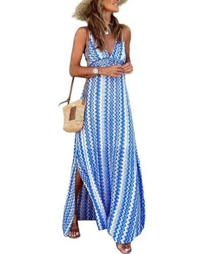 Florida Clothing Maxi Dress In Blue