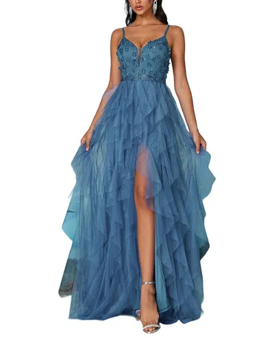 Florida Clothing Maxi Dress In Blue