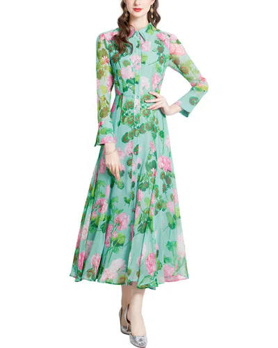 Florida Clothing Midi Dress In Green