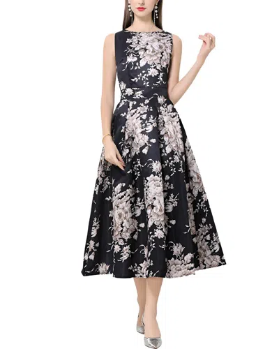 Florida Clothing Sleeveless Midi Dress In Black