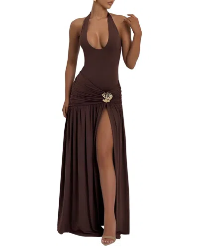 Florida Clothing Solid Maxi Dress In Multi