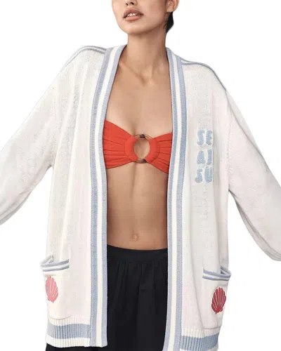 Florida Fashion Cardigan In White