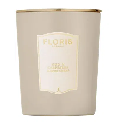 Floris Oud & Cashmere Candle In Neutral