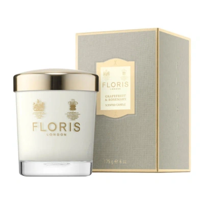 Floris Unisex Hyacinth & Bluebell Scented Candle 6 oz Fragrances 886266215101 In White
