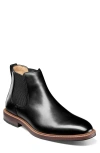 Florsheim Anthem Plain Toe Chelsea Boot In Black