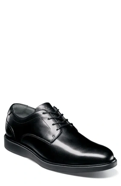 Florsheim Avenue Leather Plain Toe Oxford In Black