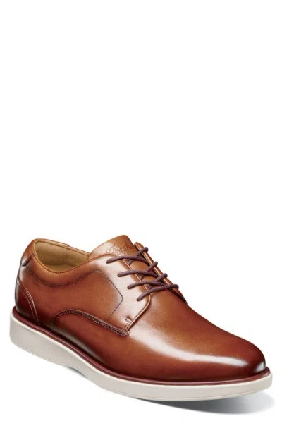 Florsheim Avenue Plain Toe Leather Derby In Multi