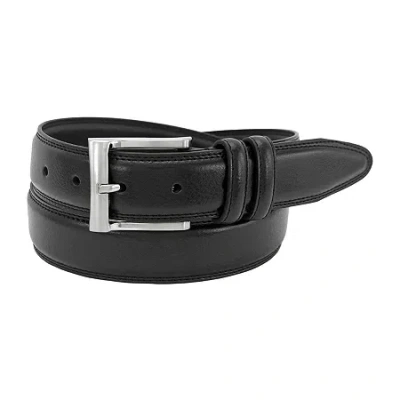 Florsheim Big And Tall  32mm Pebble Grain Mens Belt In Black
