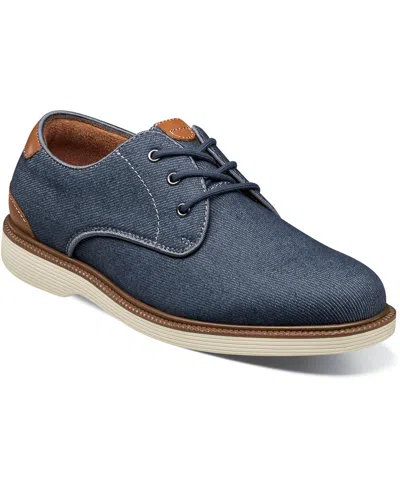 FLORSHEIM BOYS HIGHLAND JR. CANVAS PLAIN TOE OXFORD