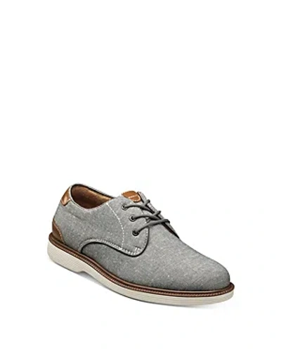 Florsheim Boys' Highland Jr. Canvas Plain Toe Oxfords - Toddler, Little Kid, Big Kid In Gray