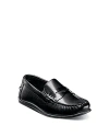 Florsheim Boys' Jasper Leather Driver Slip On Loafers - Toddler, Little Kid, Big Kid In Black