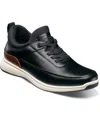 Florsheim Boys' Satellite Jr. Elastic Lace Slip On Sneakers - Toddler, Little Kid, Big Kid In Black