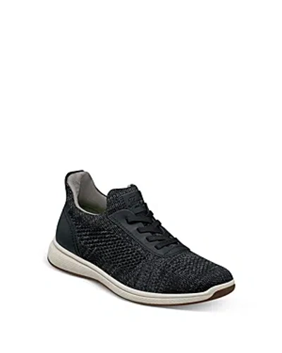 Florsheim Boys' Satellite Jr. Knit Elastic Lace Slip On Trainers - Toddler, Little Kid, Big Kid In Black