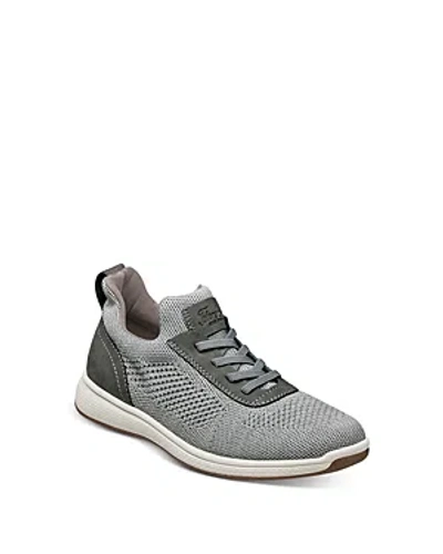 Florsheim Boys' Satellite Jr. Knit Elastic Lace Slip On Sneakers - Toddler, Little Kid, Big Kid In Gray