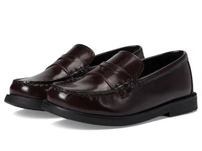 Florsheim Croquet Penny Loafer Jr. (toddler/little Kid/big Kid) Boys Shoes Burgundy : 5.5 Big Kid W, Leather