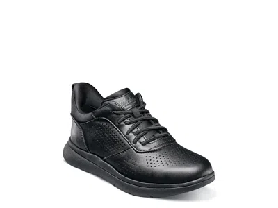 Florsheim Fleet Hands Free Sneaker Kids' In Black Smooth