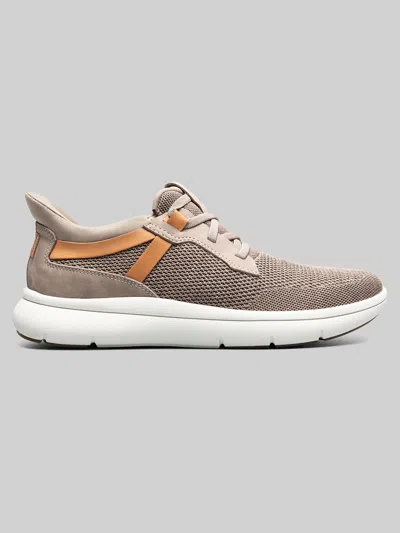 Florsheim Fleet Knit Elastic Lace Sneaker In Nude