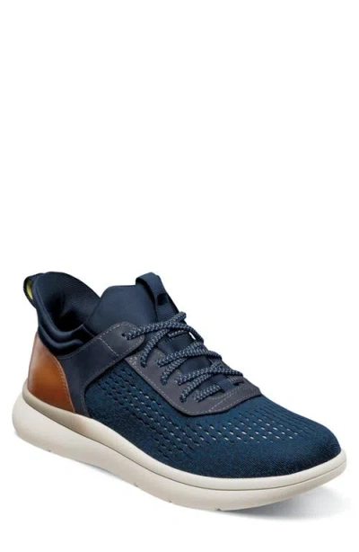 Florsheim Fleet Knit Elastic Sneaker In Navy