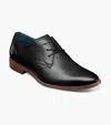Florsheim Flex 14318-001 Men's Us 7 Black Leather Plain Toe Oxford Shoes Rhs2483