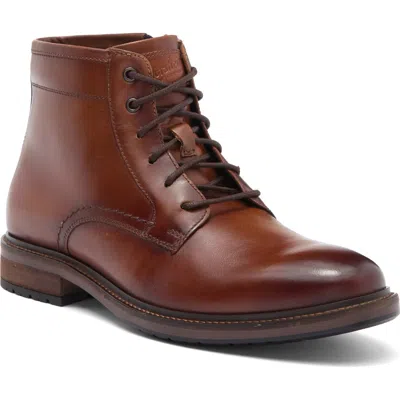 Florsheim Forge Plain Toe Chukka Boot In Cognac