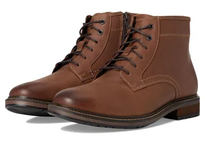 Florsheim Forge Plain Toe Lace Boots In Brown