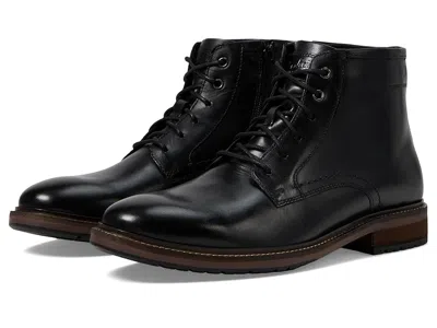 Florsheim Forge Plain Toe Lace Boots In Black