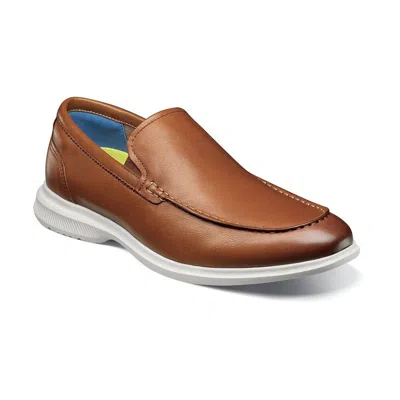 Florsheim Hamptons 14397-221 Mens 7 Brown Leather Moc Toe Venetian Loafer Khd909