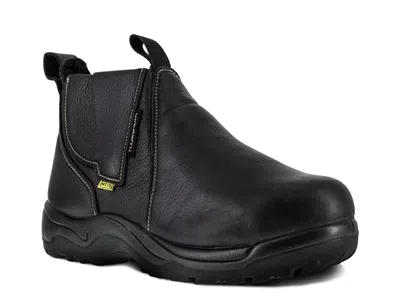 Florsheim Hercules Steel Toe Work Boot In Black