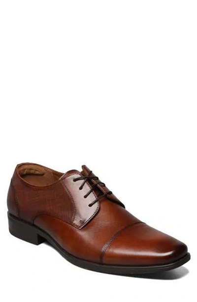 Florsheim Jackson Cap Toe Derby In Cognac